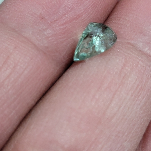 Natural pariaba tourmaline Brazil 1.28 carat pear loose gem - Picture 4 of 15